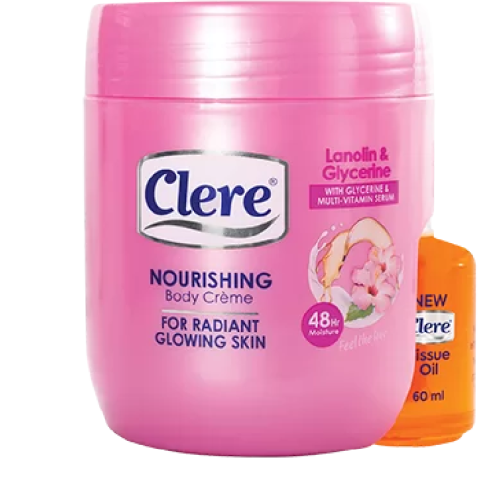 Clere Lanolin & Glycerine Cream With Tissue Oil 460ml