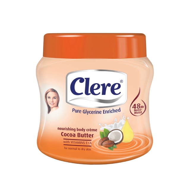 Clere Cocoa Butter Cream 500ml