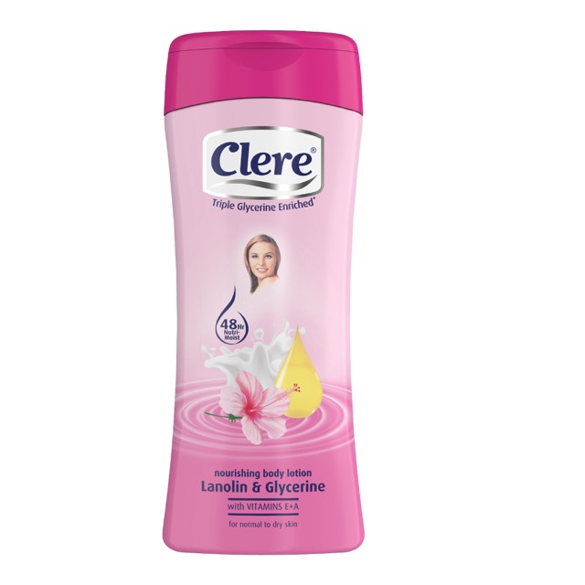 Clere Lanolin & Glycerine lotion 400ml