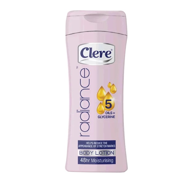 Clere radiance 5 oils and glycerine lotion 400ml