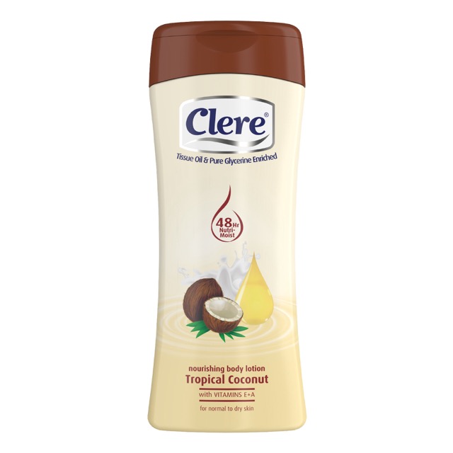 Clere Tropical Coconut Lotion 400ml