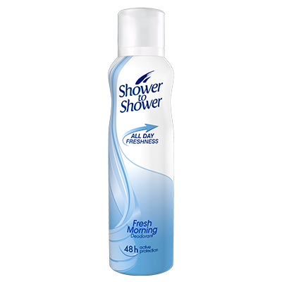 Shower to shower Anti-perspirant fresh powder Spray