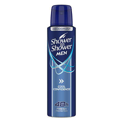 Shower to shower Deodorant Cool Confidence Spray