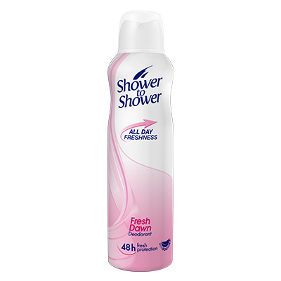 Shower to shower Deodorant Fresh Dawn Spray