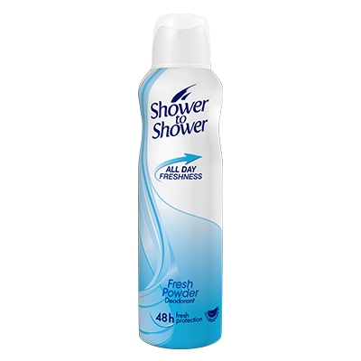 Shower to shower Deodorant Fresh Powder Spray