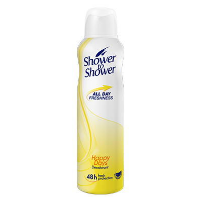 Shower to shower Deodorant Happy Days Spray