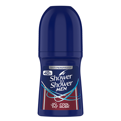 Shower to shower Cool Musk Roll on