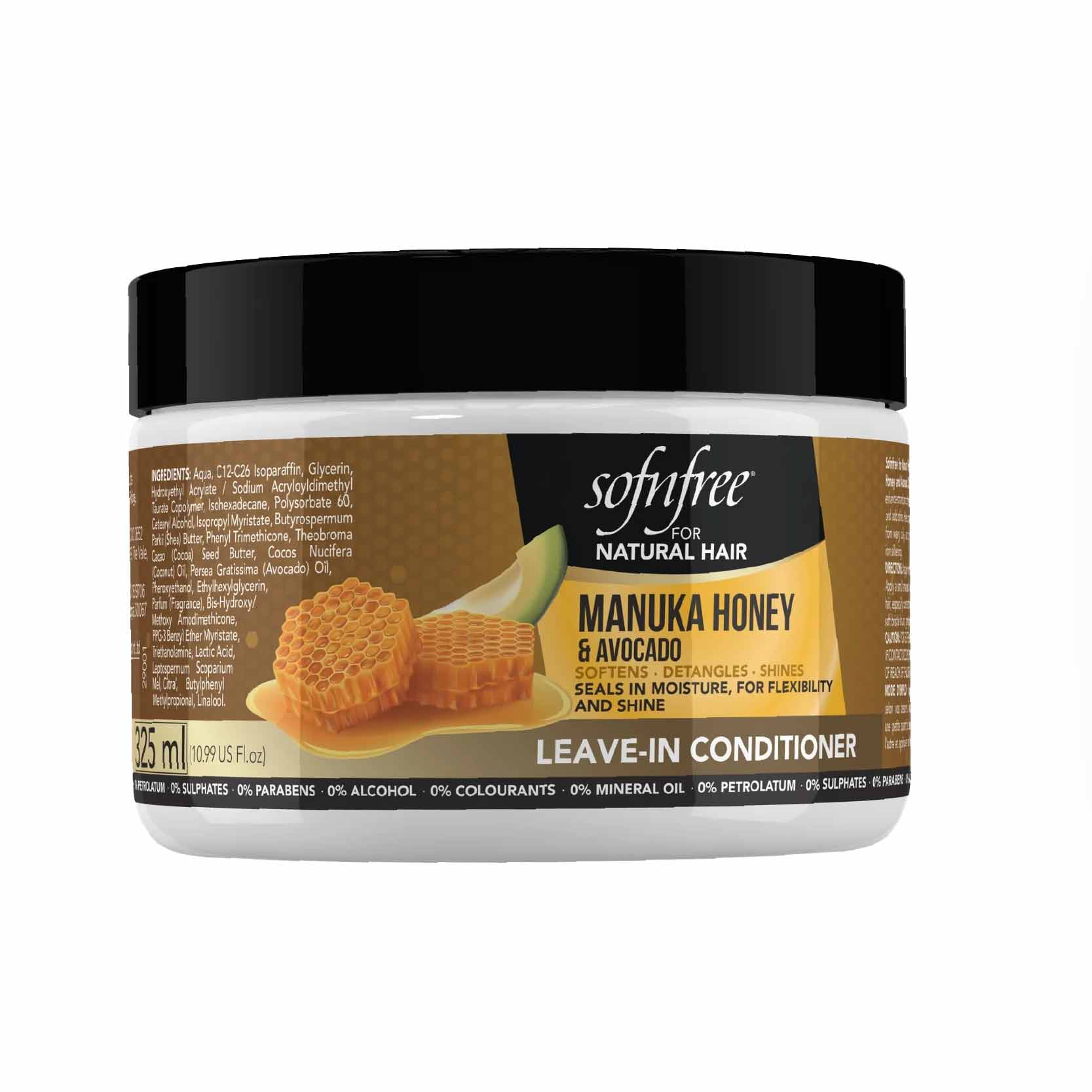 Sofn'free leave-in Conditioner With Manuka Honey  & Avocado 325ml